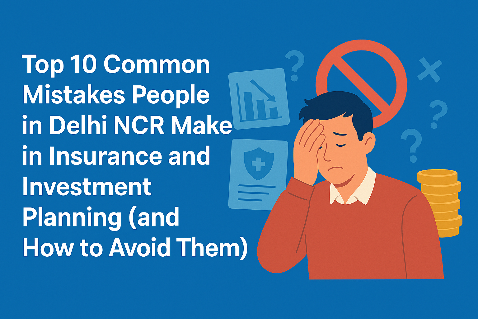Top 10 Common Mistakes People in Delhi NCR Make in Insurance and Investment Planning (and How to Avoid Them)